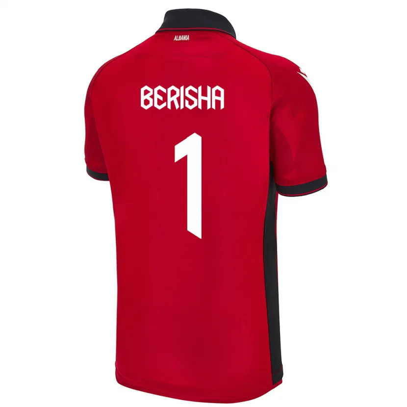 Danxen Kid Albania Etrit Berisha #1 Red Home Jersey 24-26 T-Shirt