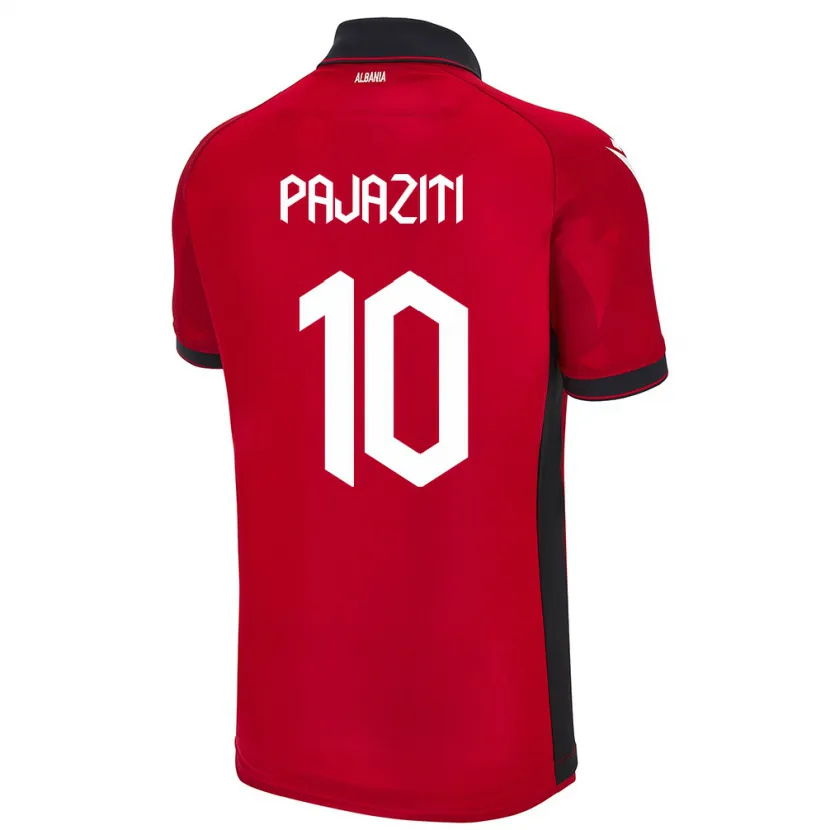 Danxen Kid Albania Adrion Pajaziti #10 Red Home Jersey 24-26 T-Shirt