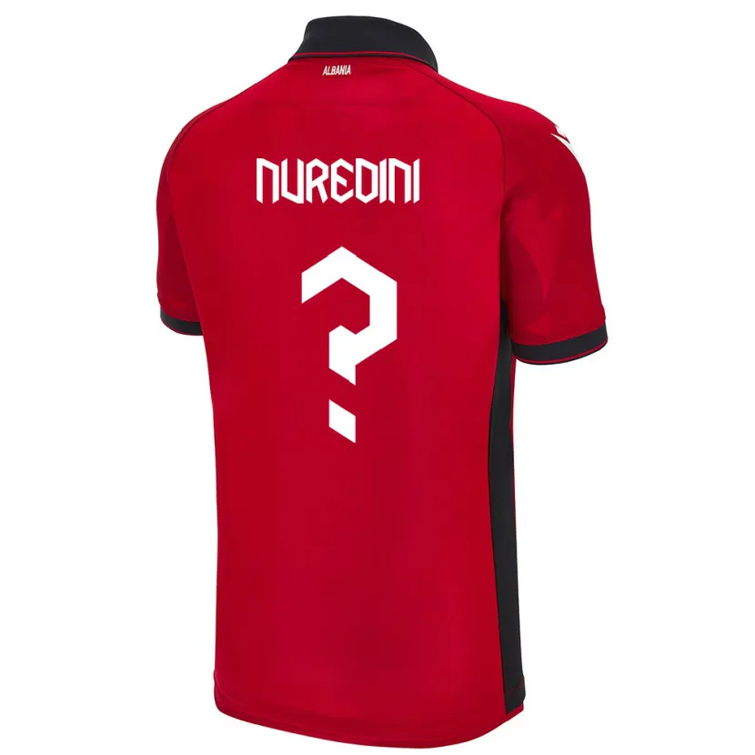 Danxen Kid Albania Ardit Nuredini #0 Red Home Jersey 24-26 T-Shirt