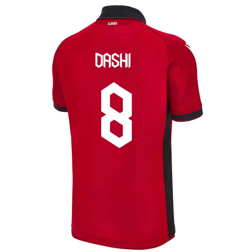 Danxen Kid Albania Matteo Dashi #8 Red Home Jersey 24-26 T-Shirt