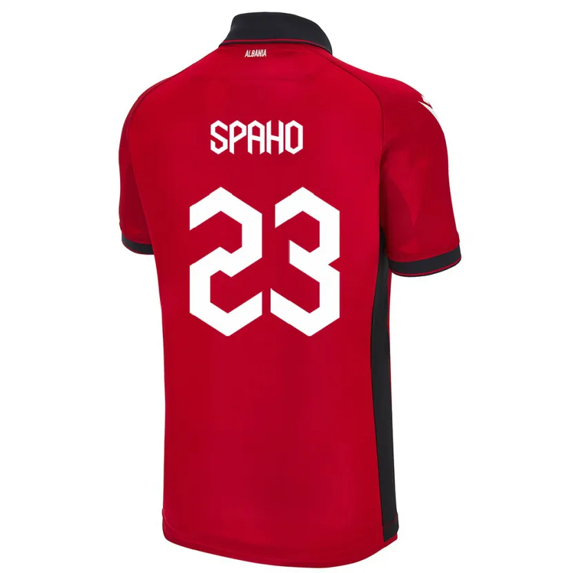 Danxen Kid Albania Klesjana Spaho #23 Red Home Jersey 24-26 T-Shirt