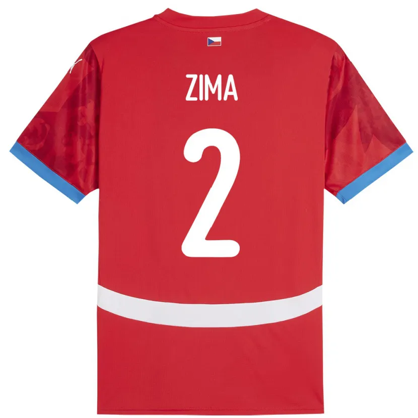 Danxen Kid Czech Republic David Zima #2 Red Home Jersey 24-26 T-Shirt