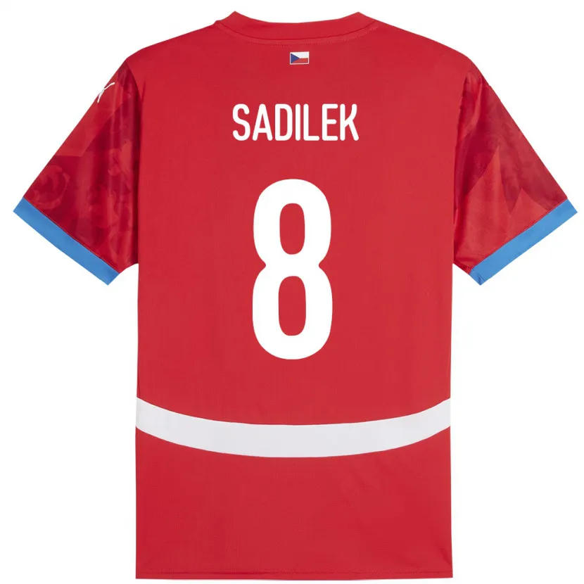 Danxen Kid Czech Republic Michal Sadílek #8 Red Home Jersey 24-26 T-Shirt