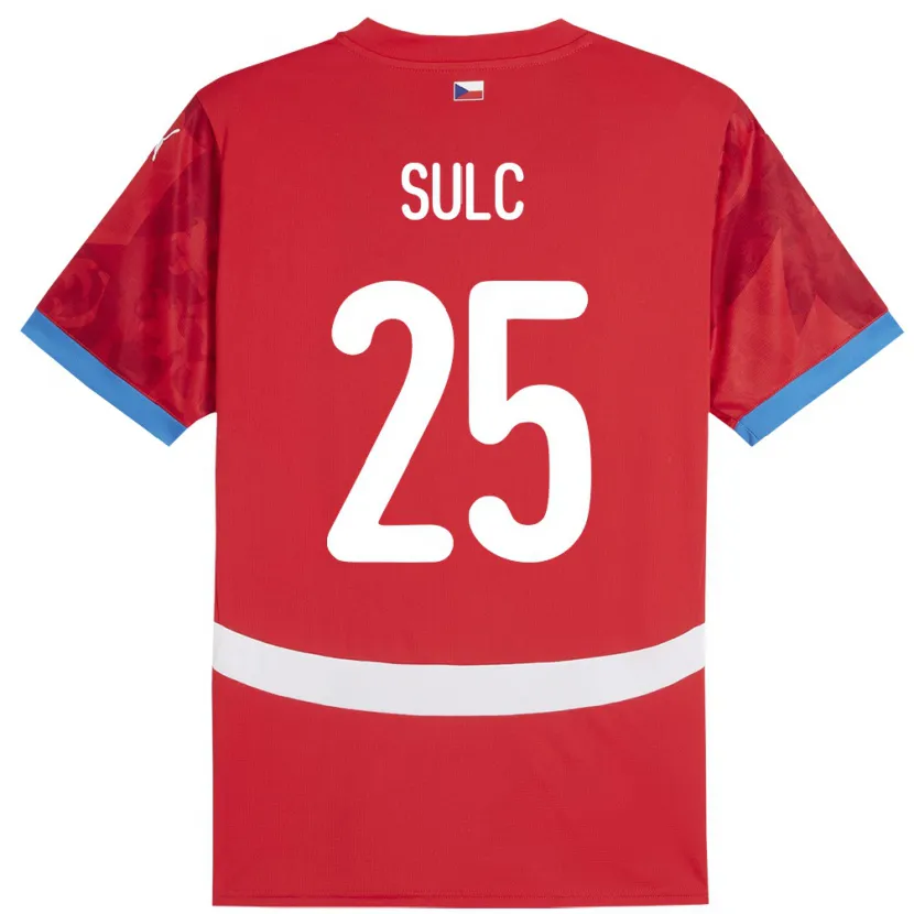 Danxen Kid Czech Republic Pavel Sulc #25 Red Home Jersey 24-26 T-Shirt