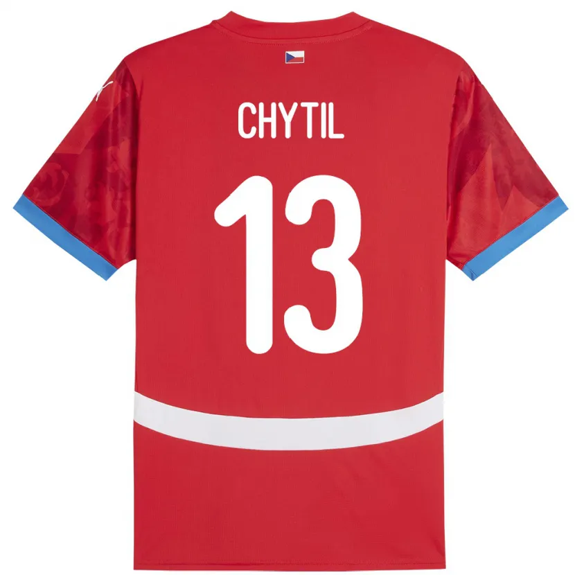 Danxen Kid Czech Republic Mojmir Chytil #13 Red Home Jersey 24-26 T-Shirt