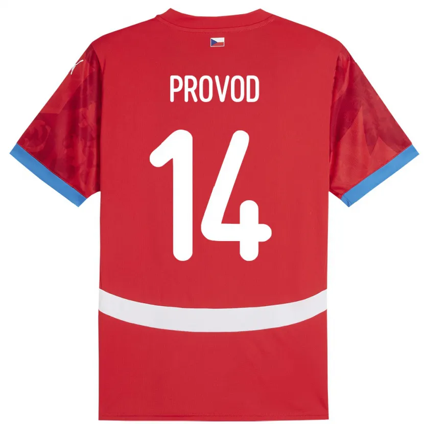 Danxen Kid Czech Republic Lukas Provod #14 Red Home Jersey 24-26 T-Shirt