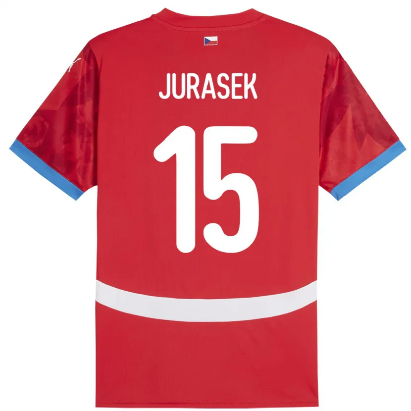 Danxen Kid Czech Republic David Jurásek #15 Red Home Jersey 24-26 T-Shirt