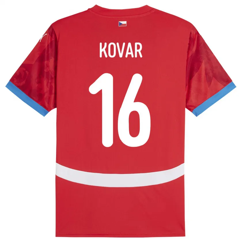 Danxen Kid Czech Republic Matej Kovar #16 Red Home Jersey 24-26 T-Shirt