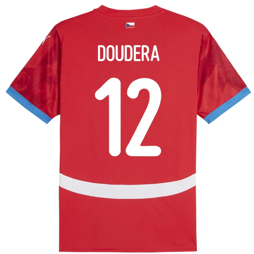 Danxen Kid Czech Republic David Doudera #12 Red Home Jersey 24-26 T-Shirt