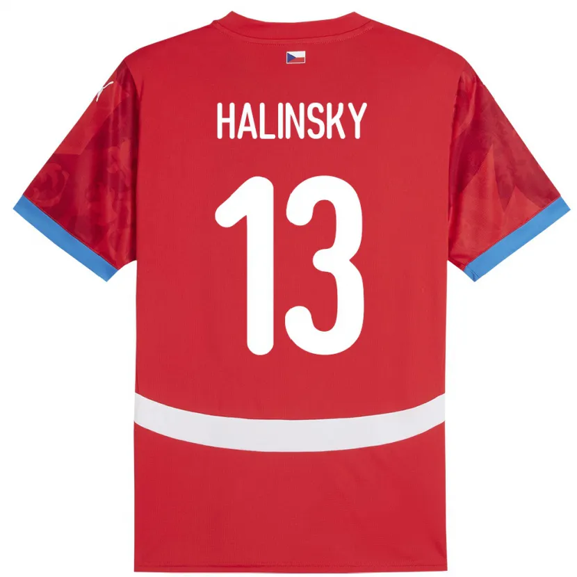 Danxen Kid Czech Republic Denis Halinsky #13 Red Home Jersey 24-26 T-Shirt