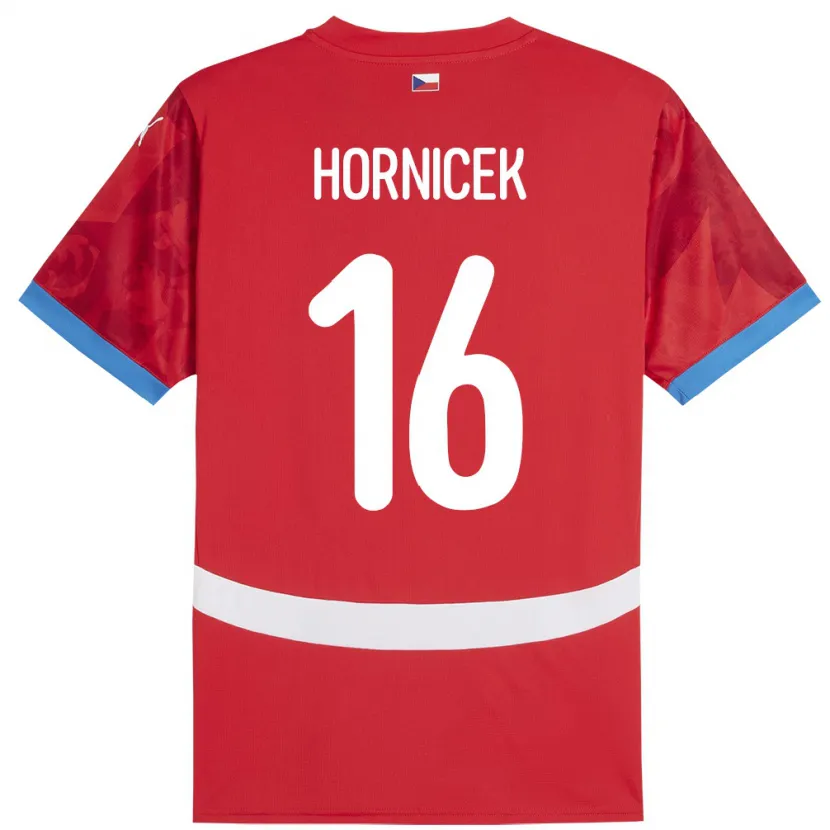 Danxen Kid Czech Republic Lukas Hornicek #16 Red Home Jersey 24-26 T-Shirt