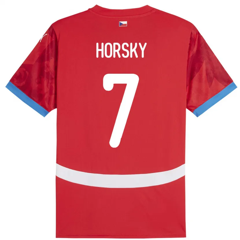 Danxen Kid Czech Republic Filip Horsky #7 Red Home Jersey 24-26 T-Shirt