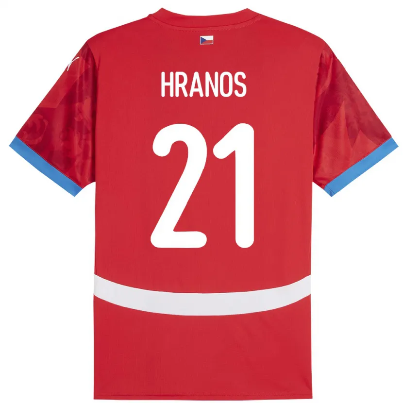 Danxen Kid Czech Republic Vojtech Hranos #21 Red Home Jersey 24-26 T-Shirt