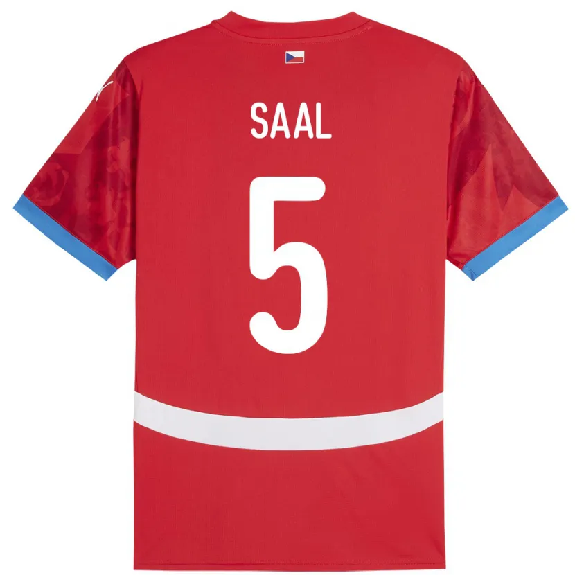 Danxen Kid Czech Republic Lukas Saal #5 Red Home Jersey 24-26 T-Shirt