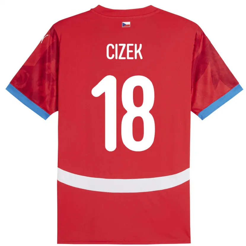 Danxen Kid Czech Republic Krystof Cizek #18 Red Home Jersey 24-26 T-Shirt