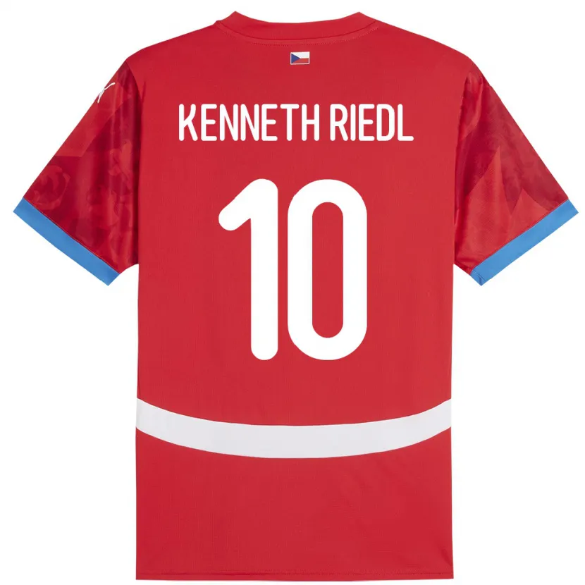 Danxen Kid Czech Republic Victor Kenneth Riedl #10 Red Home Jersey 24-26 T-Shirt