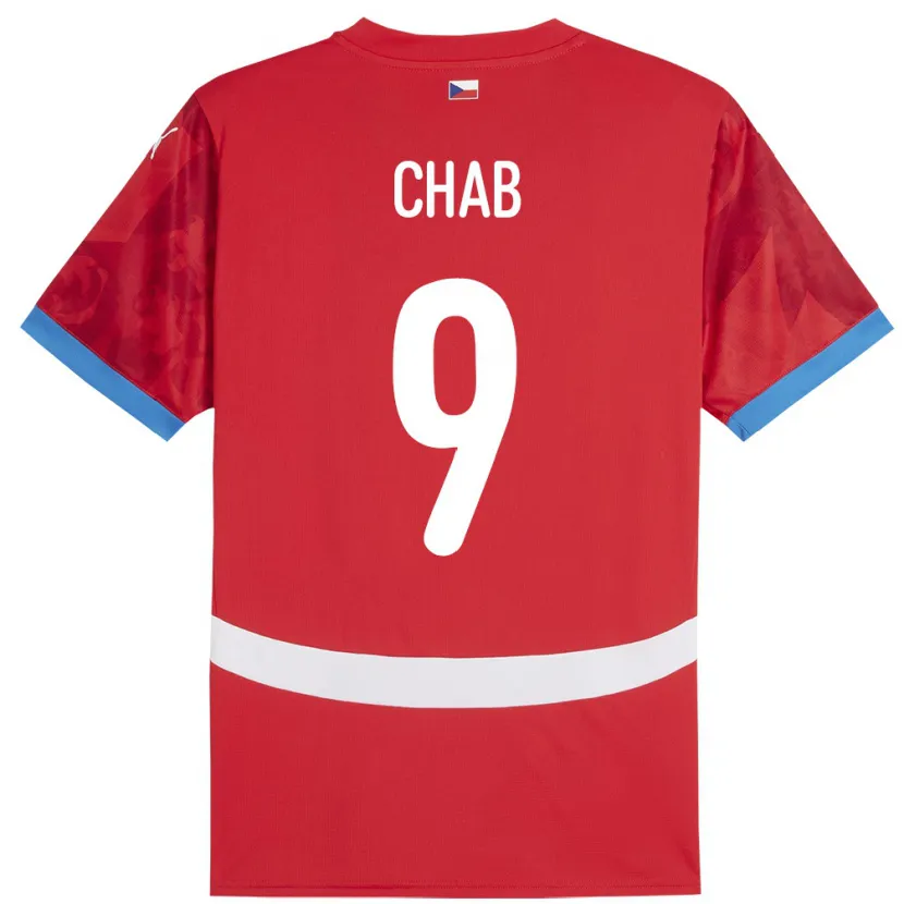 Danxen Kid Czech Republic Adam Chab #9 Red Home Jersey 24-26 T-Shirt