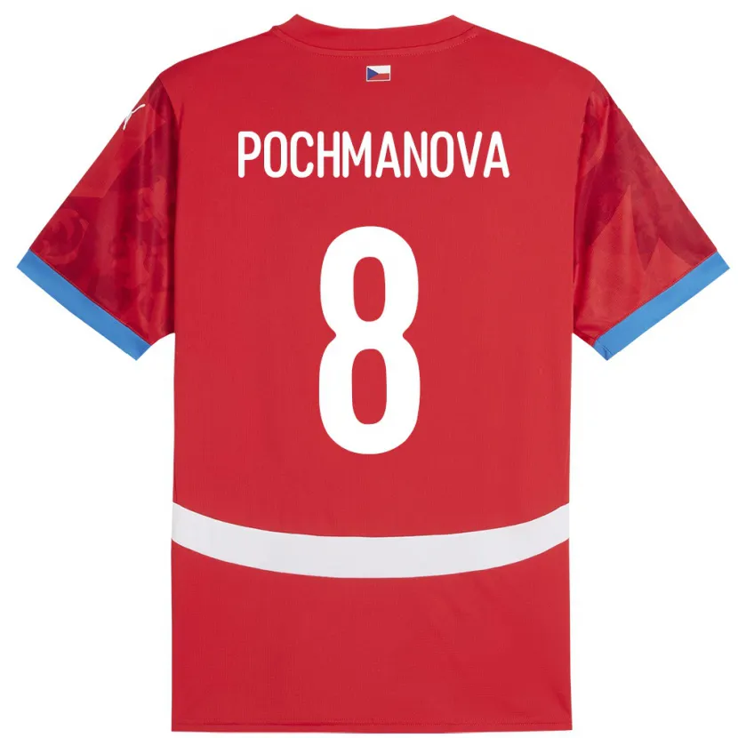 Danxen Kid Czech Republic Aneta Pochmanová #8 Red Home Jersey 24-26 T-Shirt