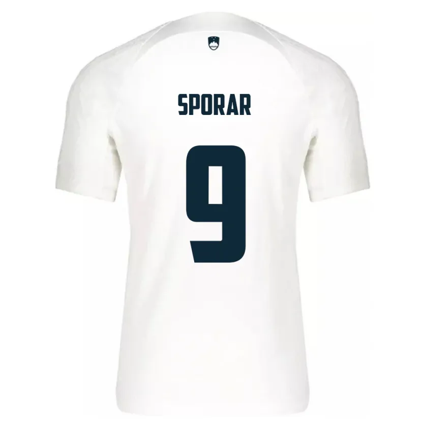 Danxen Kid Slovenia Andraz Sporar #9 White Home Jersey 24-26 T-Shirt