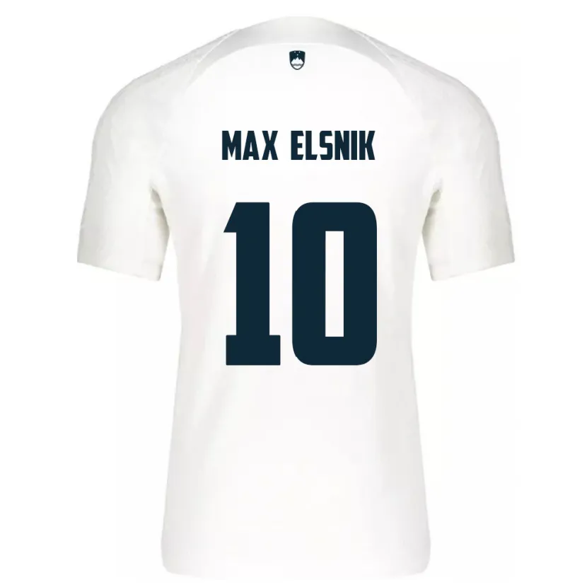 Danxen Kid Slovenia Timi Max Elsnik #10 White Home Jersey 24-26 T-Shirt