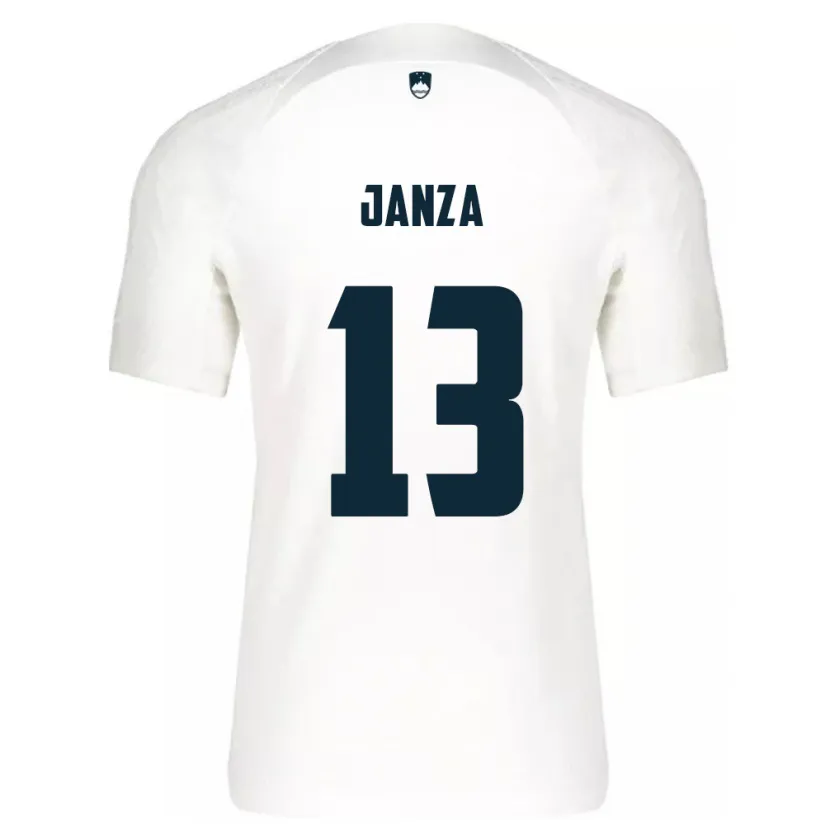 Danxen Kid Slovenia Erik Janza #13 White Home Jersey 24-26 T-Shirt