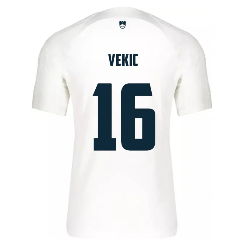 Danxen Kid Slovenia Igor Vekic #16 White Home Jersey 24-26 T-Shirt