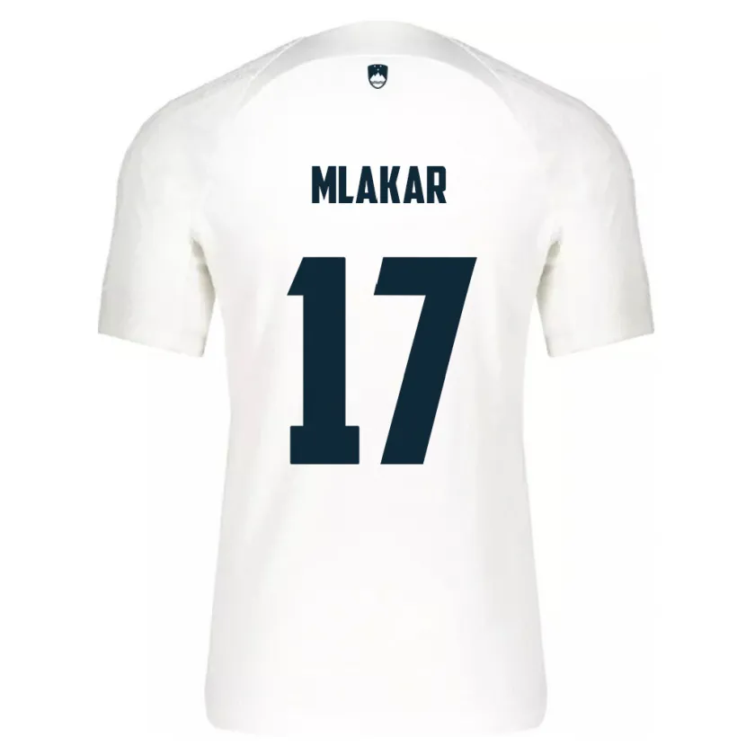 Danxen Kid Slovenia Jan Mlakar #17 White Home Jersey 24-26 T-Shirt