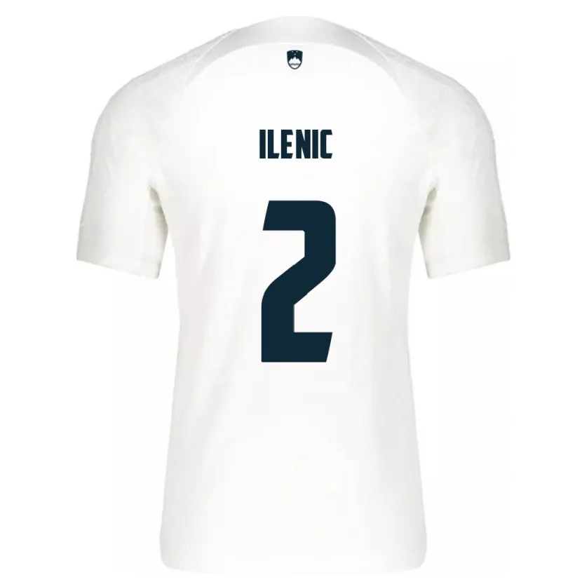 Danxen Kid Slovenia Mitja Ilenic #2 White Home Jersey 24-26 T-Shirt