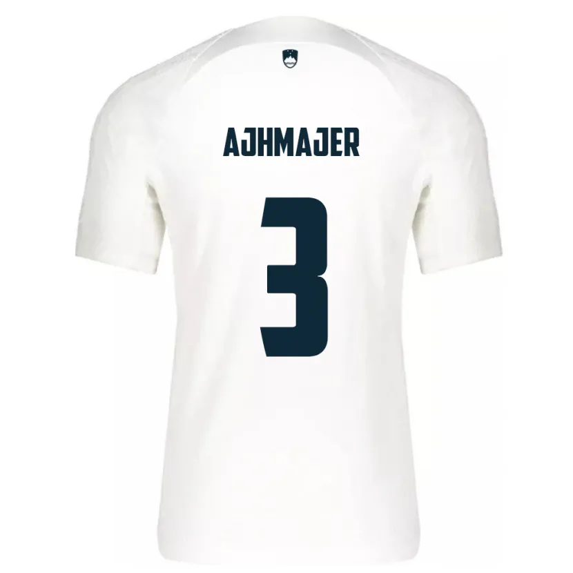 Danxen Kid Slovenia Nejc Ajhmajer #3 White Home Jersey 24-26 T-Shirt