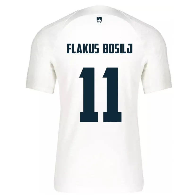 Danxen Kid Slovenia David Flakus Bosilj #11 White Home Jersey 24-26 T-Shirt