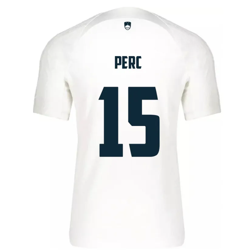 Danxen Kid Slovenia Nick Perc #15 White Home Jersey 24-26 T-Shirt