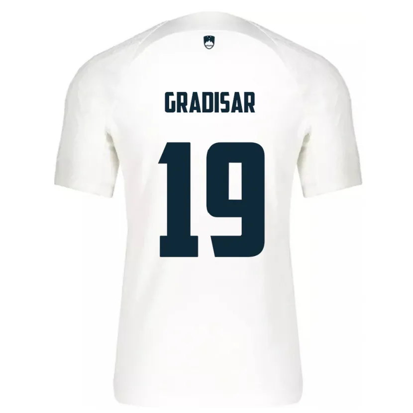 Danxen Kid Slovenia Nejc Gradisar #19 White Home Jersey 24-26 T-Shirt