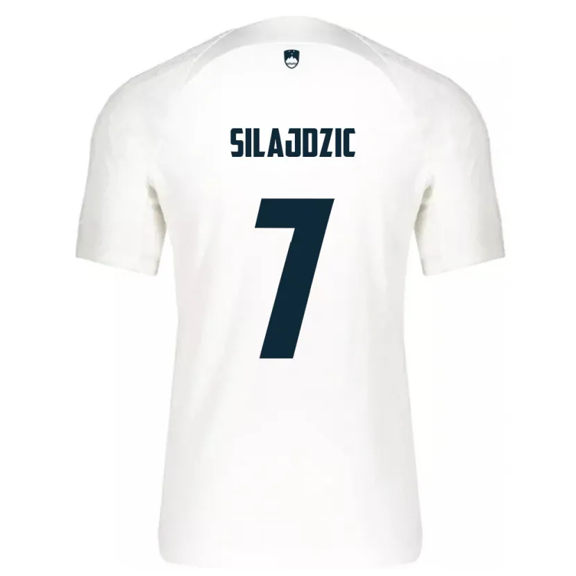 Danxen Kid Slovenia Riad Silajdzic #7 White Home Jersey 24-26 T-Shirt