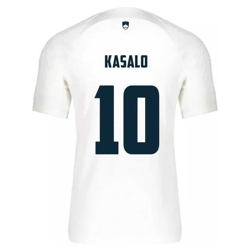 Danxen Kid Slovenia Niko Kasalo #10 White Home Jersey 24-26 T-Shirt