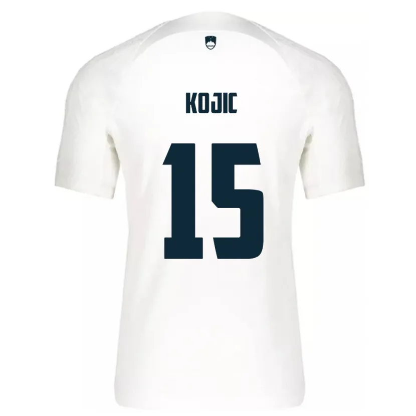 Danxen Kid Slovenia Dino Kojic #15 White Home Jersey 24-26 T-Shirt