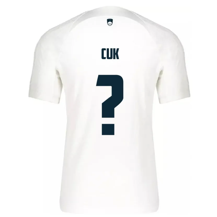 Danxen Kid Slovenia Tine Cuk #0 White Home Jersey 24-26 T-Shirt