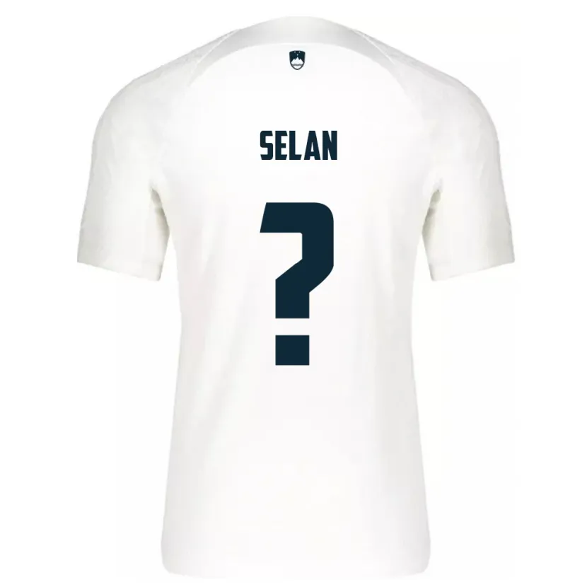 Danxen Kid Slovenia Beno Selan #0 White Home Jersey 24-26 T-Shirt