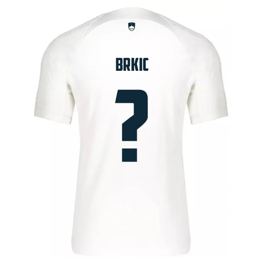 Danxen Kid Slovenia Timotej Brkic #0 White Home Jersey 24-26 T-Shirt