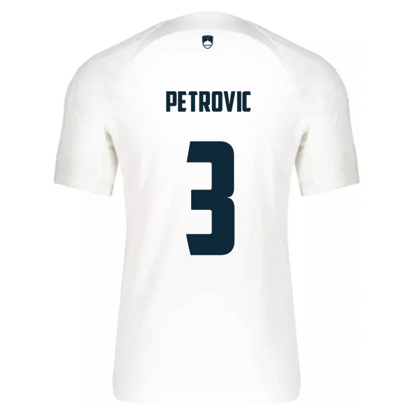 Danxen Kid Slovenia Zan Petrovic #3 White Home Jersey 24-26 T-Shirt