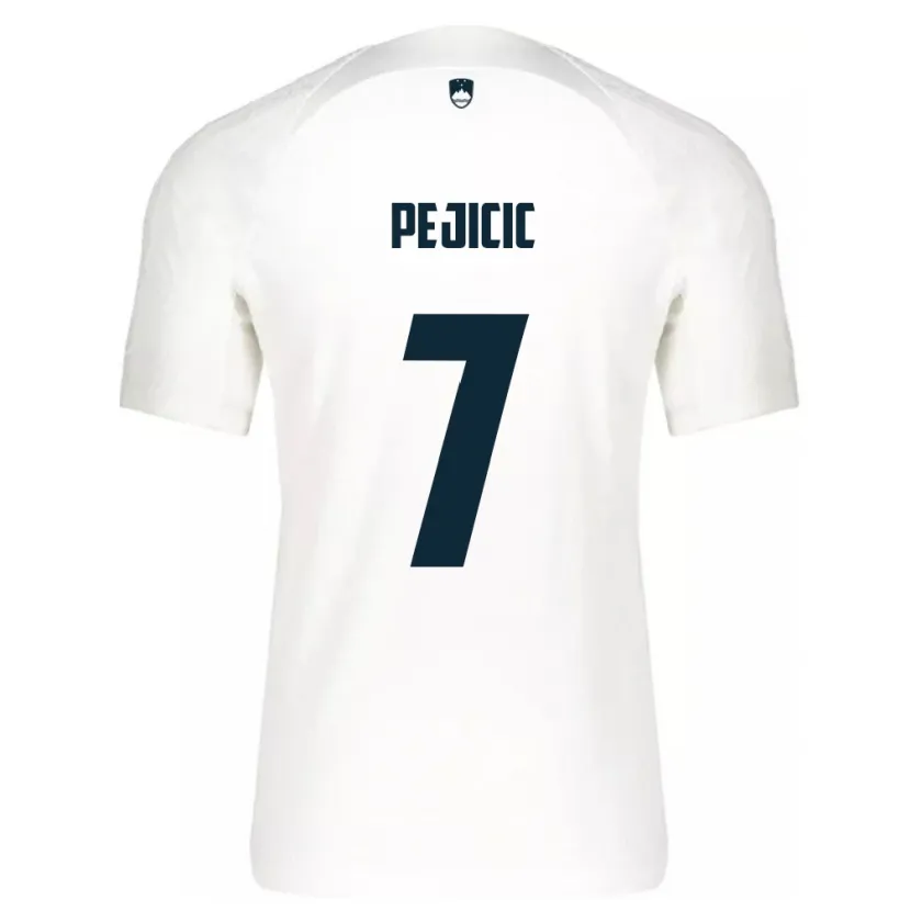 Danxen Kid Slovenia David Pejičić #7 White Home Jersey 24-26 T-Shirt