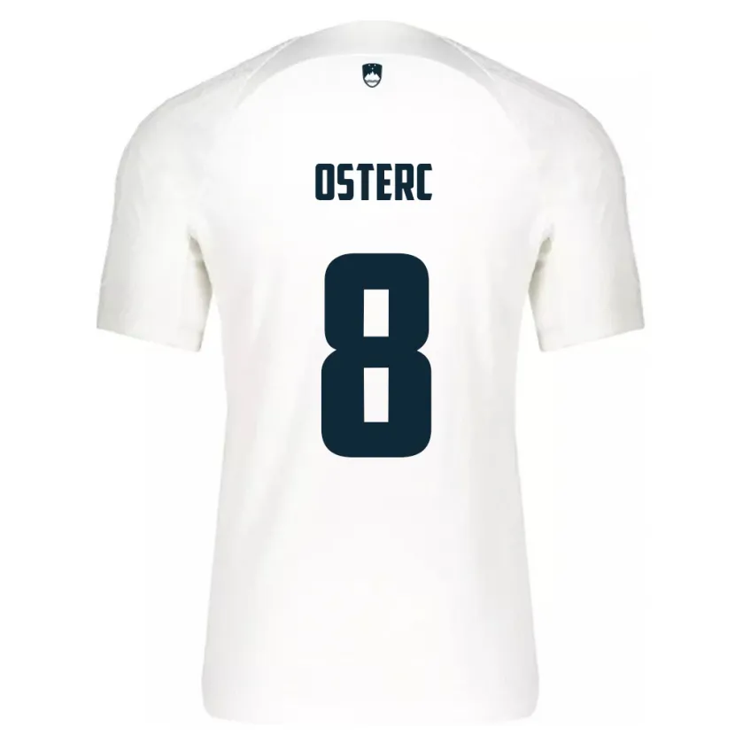 Danxen Kid Slovenia Niko Osterc #8 White Home Jersey 24-26 T-Shirt