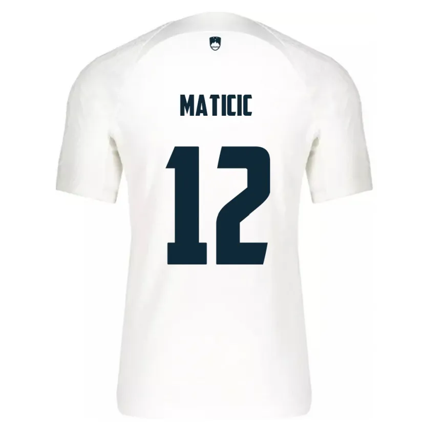 Danxen Kid Slovenia Benjamin Maticic #12 White Home Jersey 24-26 T-Shirt