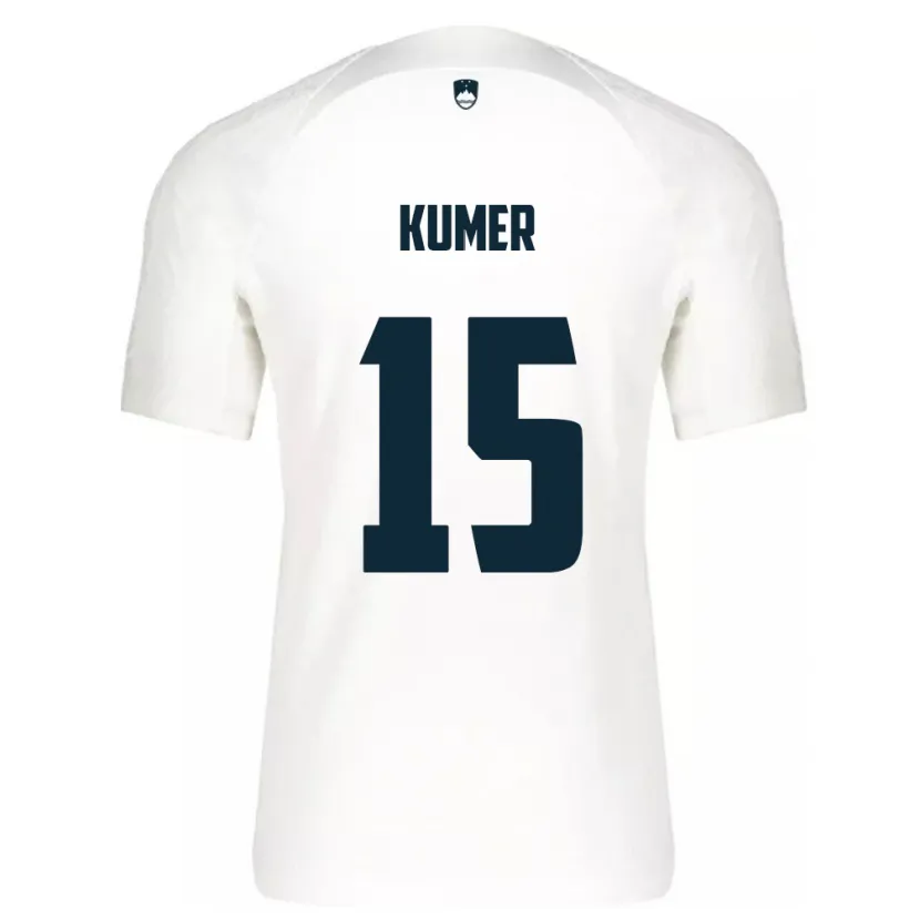 Danxen Kid Slovenia Alin Kumer #15 White Home Jersey 24-26 T-Shirt