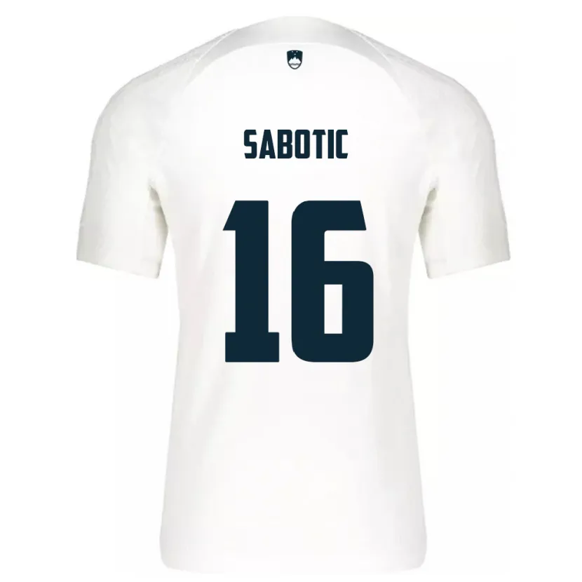 Danxen Kid Slovenia Tais Sabotic #16 White Home Jersey 24-26 T-Shirt