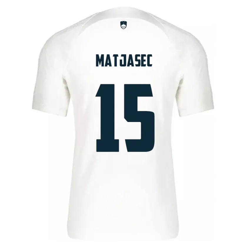 Danxen Kid Slovenia Miha Matjasec #15 White Home Jersey 24-26 T-Shirt