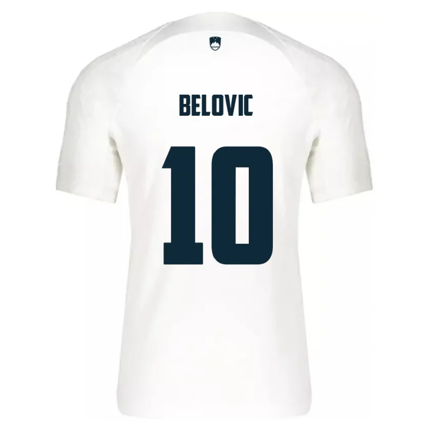 Danxen Kid Slovenia Nik Belovic #10 White Home Jersey 24-26 T-Shirt