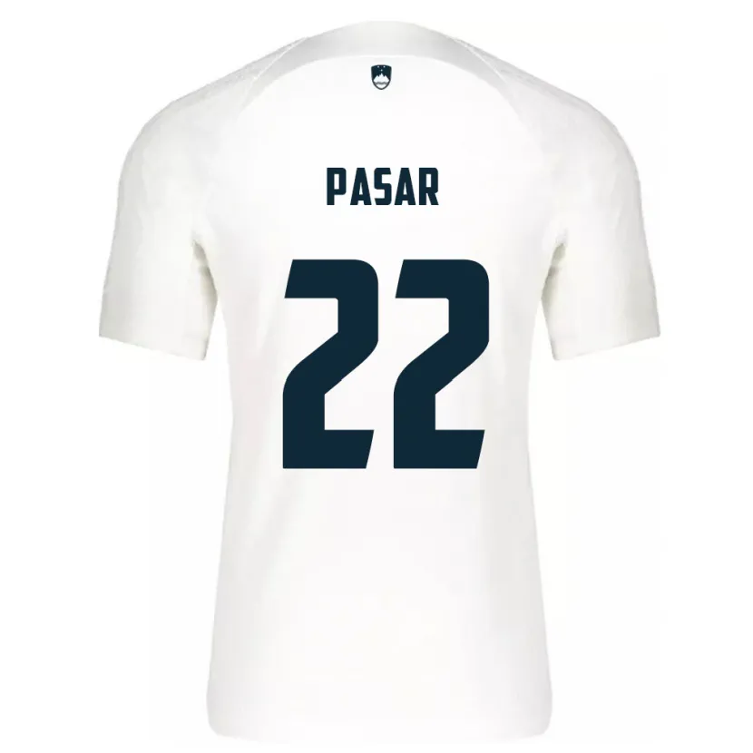 Danxen Kid Slovenia Melania Pasar #22 White Home Jersey 24-26 T-Shirt