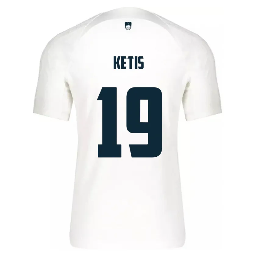 Danxen Kid Slovenia Sara Ketiš #19 White Home Jersey 24-26 T-Shirt