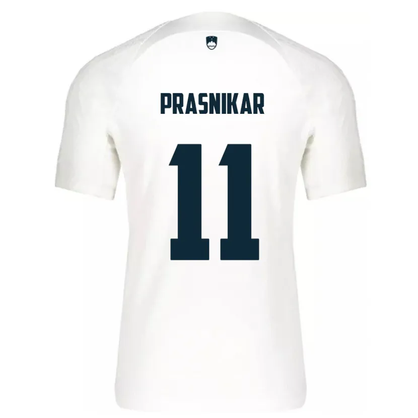 Danxen Kid Slovenia Lara Prašnikar #11 White Home Jersey 24-26 T-Shirt