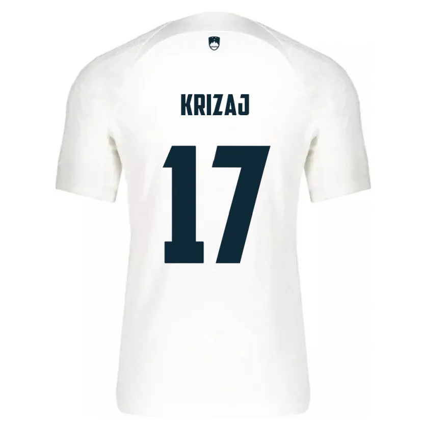 Danxen Kid Slovenia Izabela Križaj #17 White Home Jersey 24-26 T-Shirt